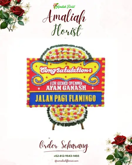Sewa Papan Bunga Brubuh
